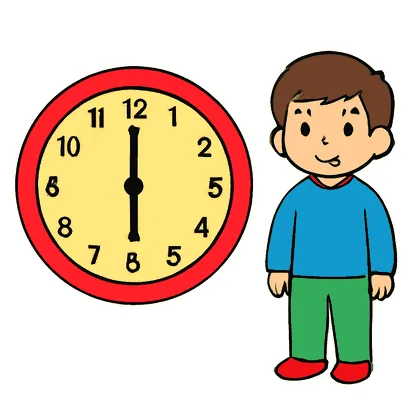At six o'clock