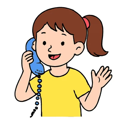 Phone her friend